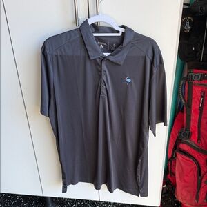 Antigua Dark Gray Polo Shirt for Men